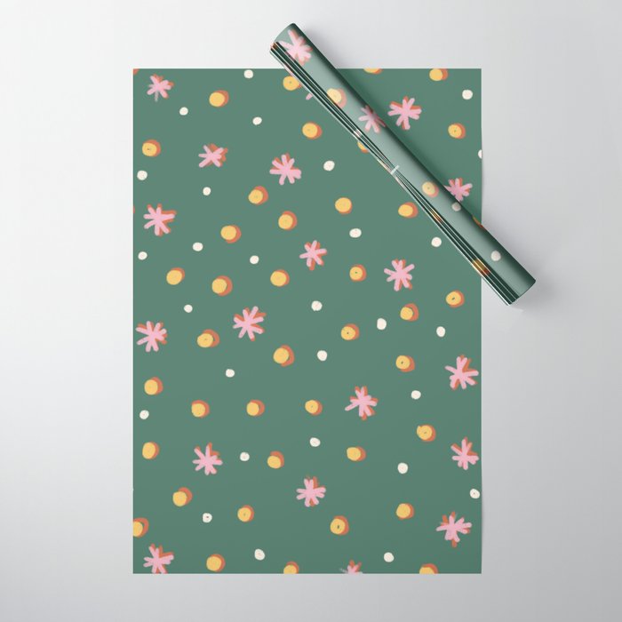 Stars and dots Wrapping Paper Gallery Image 1