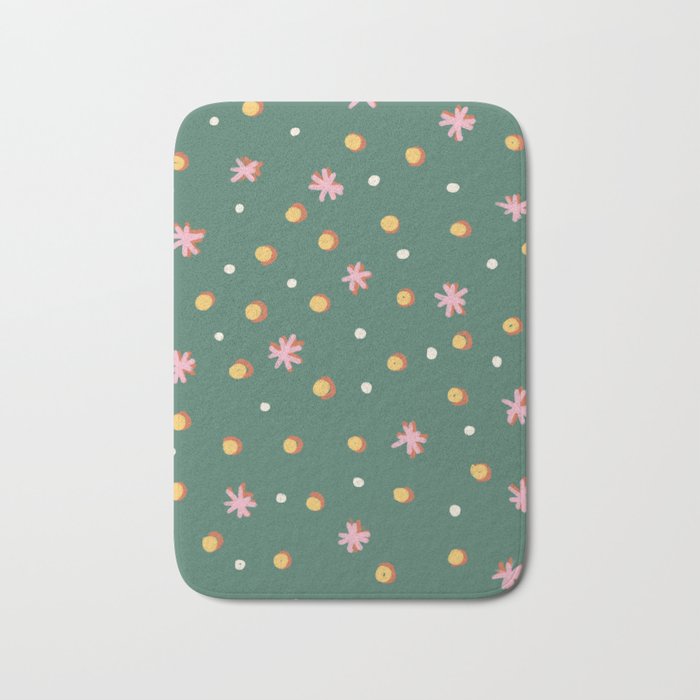Stars and dots Bath Mat Gallery Image 1