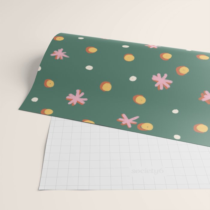 Stars and dots Wrapping Paper Gallery Image 2