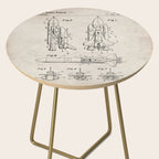 Nasa Space Shuttle Patent - Nasa Shuttle Art - Antique Side Table Gallery Image 2