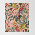 World of Birds IX Throw Blanket Gallery Image 2