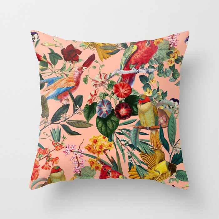 World of Birds IX Throw Pillow Gallery Image 6