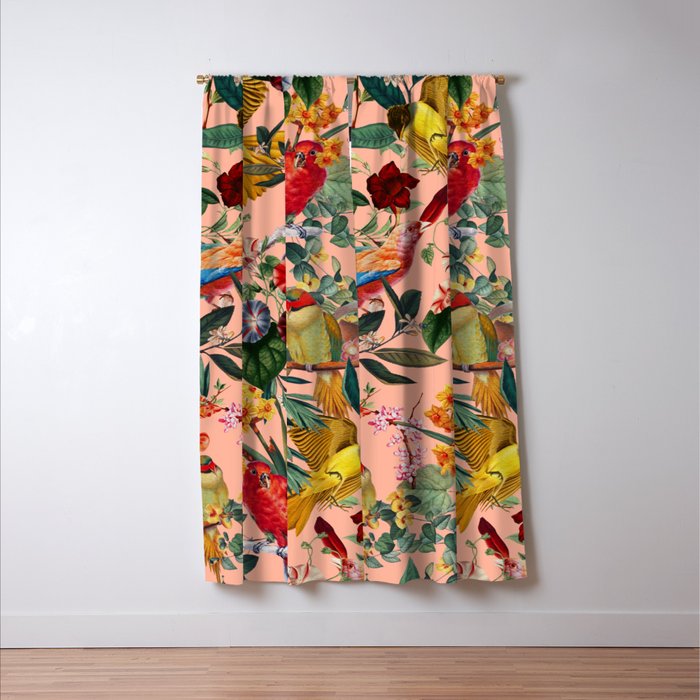 World of Birds IX Window Curtain Gallery Image 3