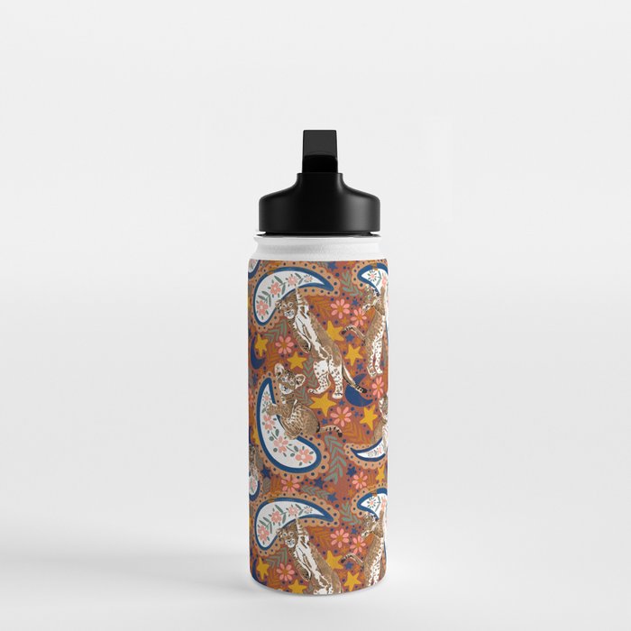 Celestial Sunset Leopard Cubs Water Bottle Gallery Image 3