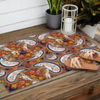 Celestial Sunset Leopard Cubs Outdoor Rug Gallery Image 2