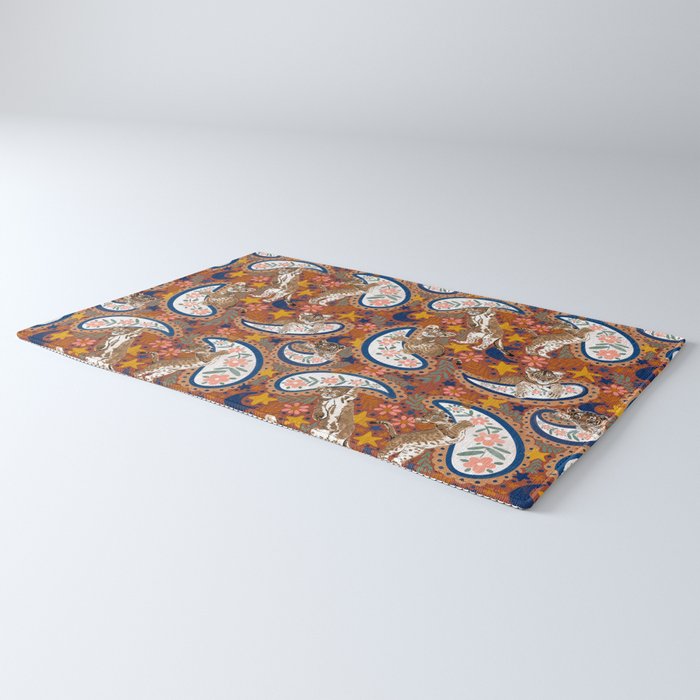 Celestial Sunset Leopard Cubs Rug Gallery Image 3