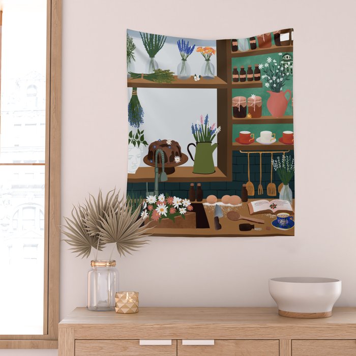 magic of herbs Wall Tapestry Gallery Image 2