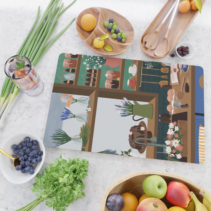magic of herbs Cutting Board Gallery Image 2