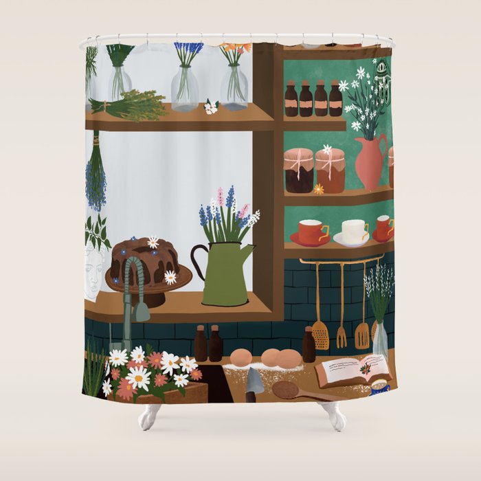 magic of herbs Shower Curtain Gallery Image 1