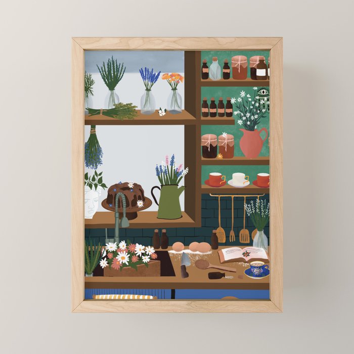 magic of herbs Mini Art Print Gallery Image 1