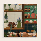 magic of herbs Wood Wall Art Gallery Image 1