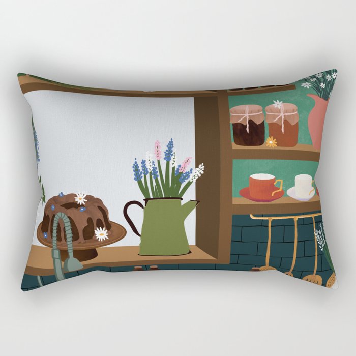 magic of herbs Rectangular Pillow Gallery Image 1