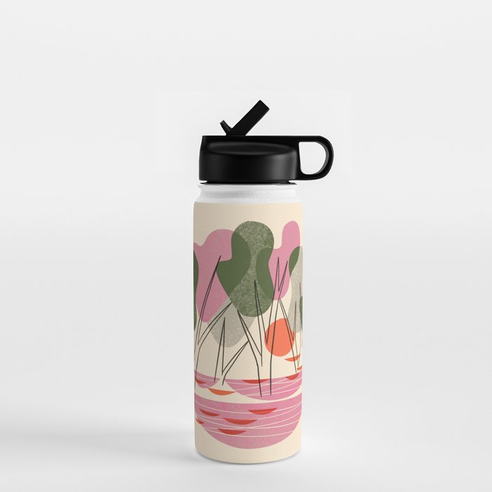 Abstract Forest Water Bottle Gallery Image 1