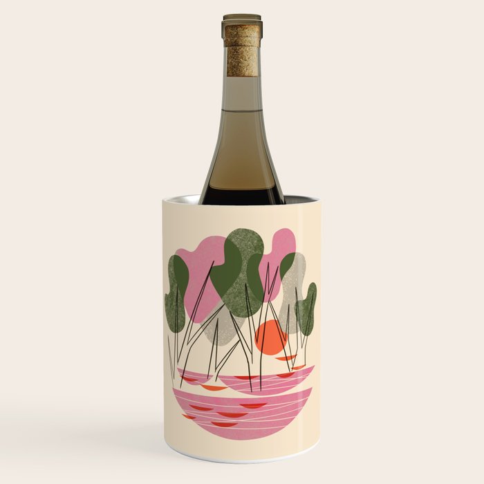 Abstract Forest Wine Chiller Gallery Image 1