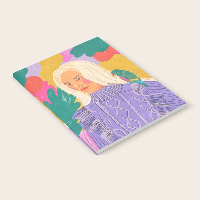 Parrot owner portrait Notebook Gallery Image 2