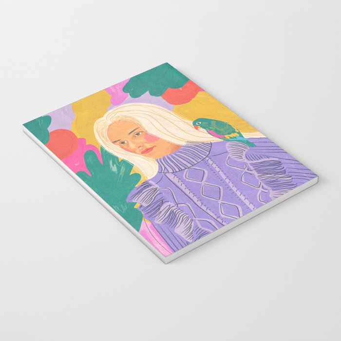 Parrot owner portrait Notebook Gallery Image 3