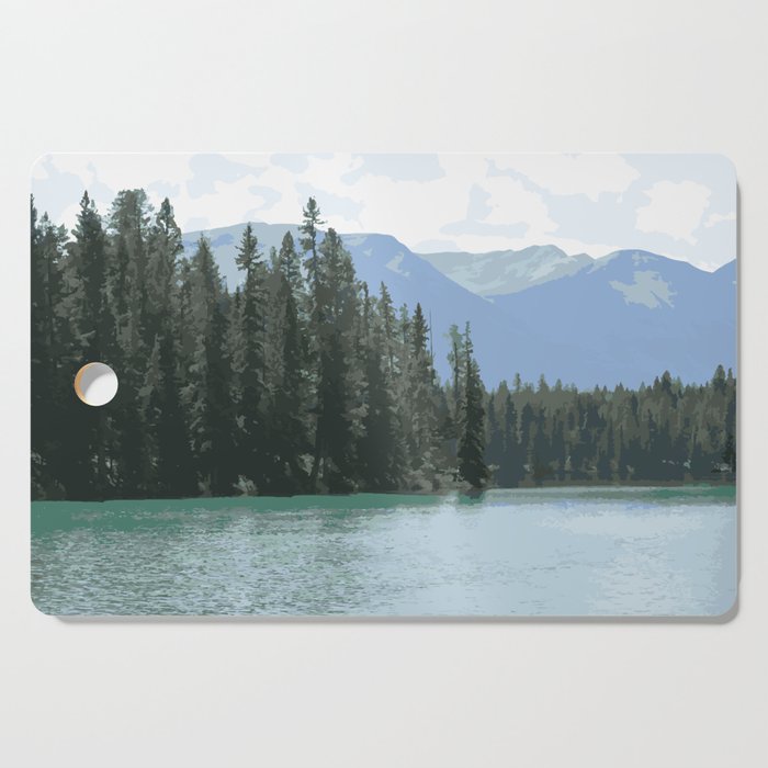 Mountain Waters Calming and Clear Cutting Board Gallery Image 1