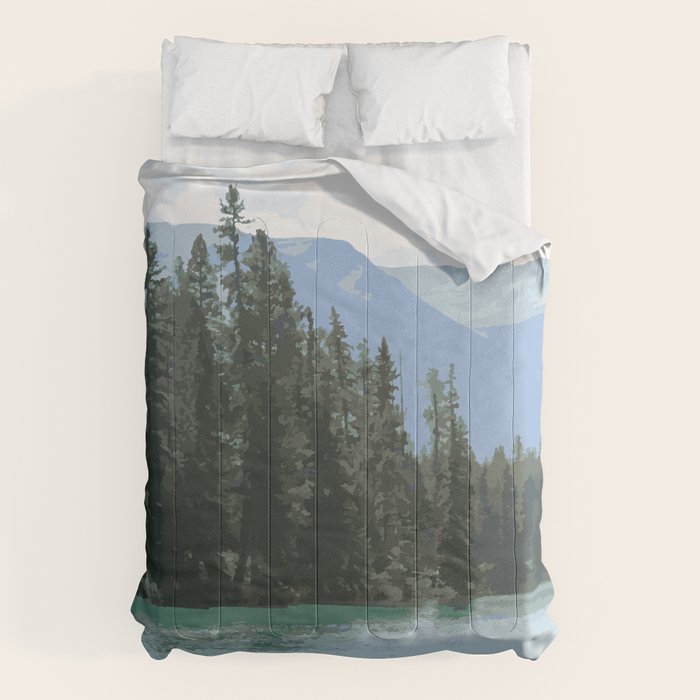Mountain Waters Calming and Clear Comforter Gallery Image 6
