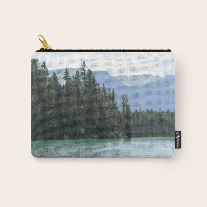 Mountain Waters Calming and Clear Carry All Pouch Gallery Image 1