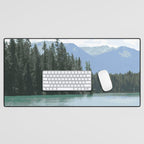 Mountain Waters Calming and Clear Desk Mat Gallery Image 1