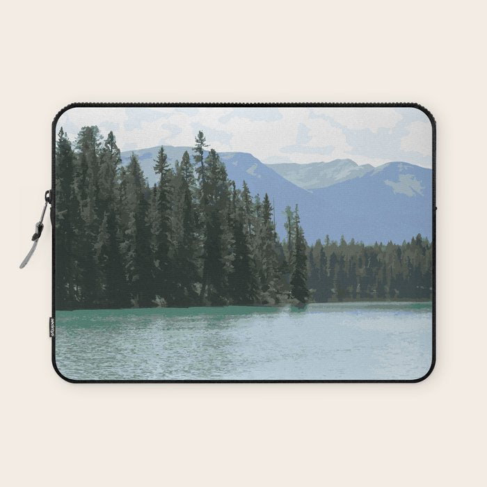 Mountain Waters Calming and Clear Laptop Sleeve Gallery Image 1