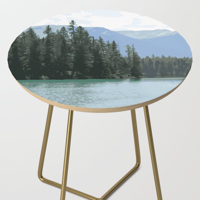 Mountain Waters Calming and Clear Side Table Gallery Image 2