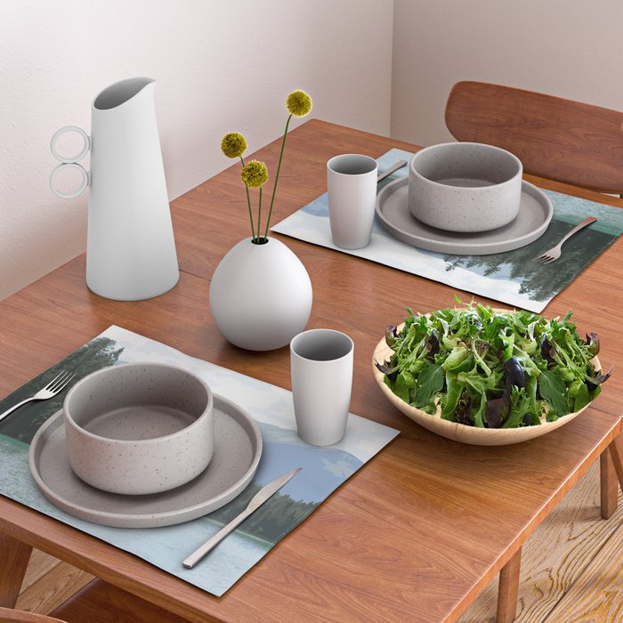 Mountain Waters Calming and Clear Placemat Gallery Image 2