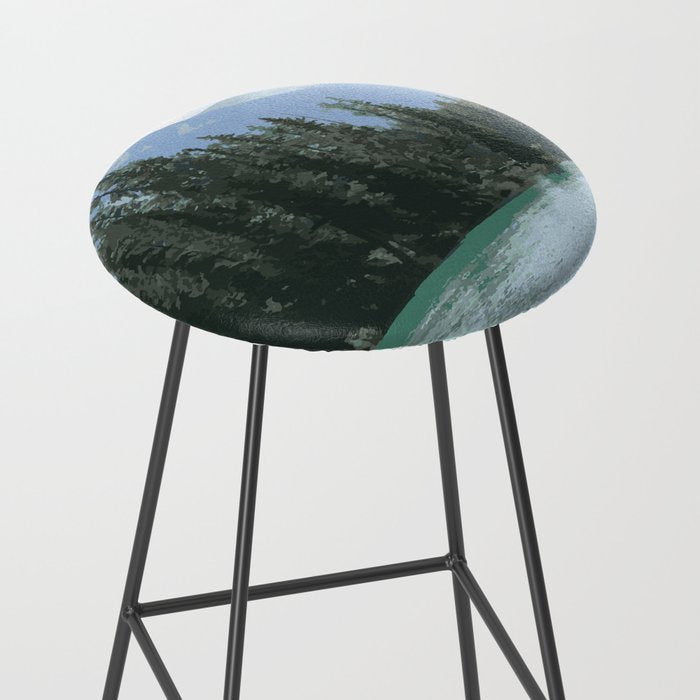 Mountain Waters Calming and Clear Stool Gallery Image 2