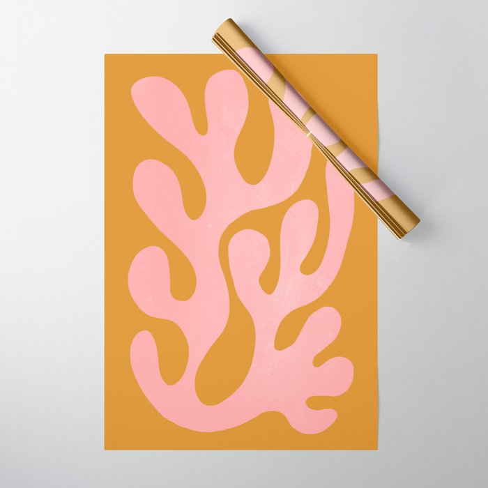 Lilac & Sundown: Matisse Paper Cutouts 03 Wrapping Paper Gallery Image 1