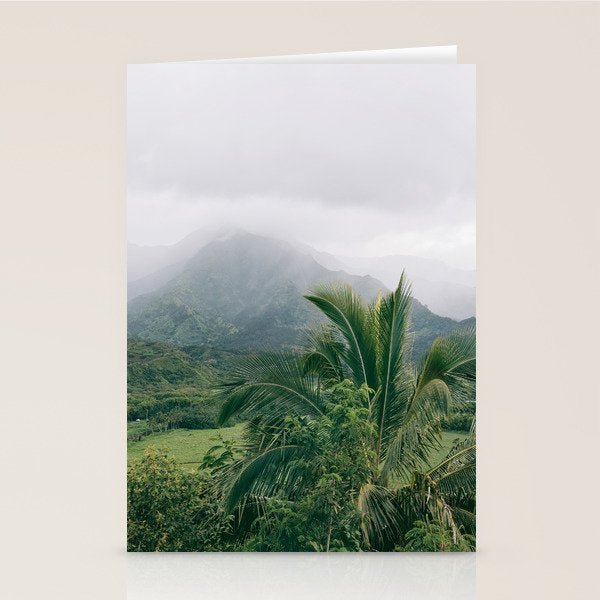 Kauai Hawaii View | Hanalei Valley Landscape Art Print | Nature Travel Photography Stationery Card Gallery Image 1