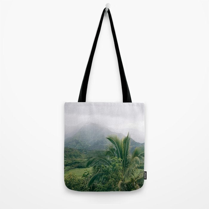 Kauai Hawaii View | Hanalei Valley Landscape Art Print | Nature Travel Photography Tote Bag Gallery Image 2