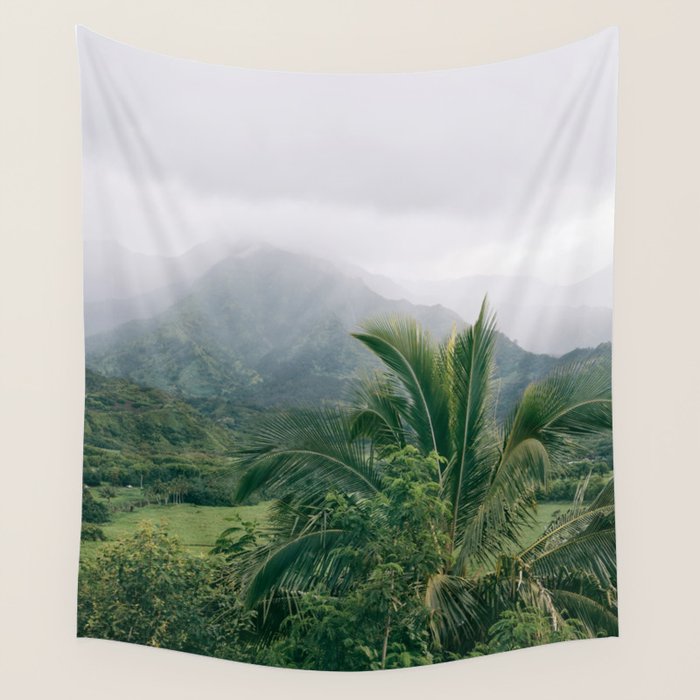 Kauai Hawaii View | Hanalei Valley Landscape Art Print | Nature Travel Photography Wall Tapestry Gallery Image 4