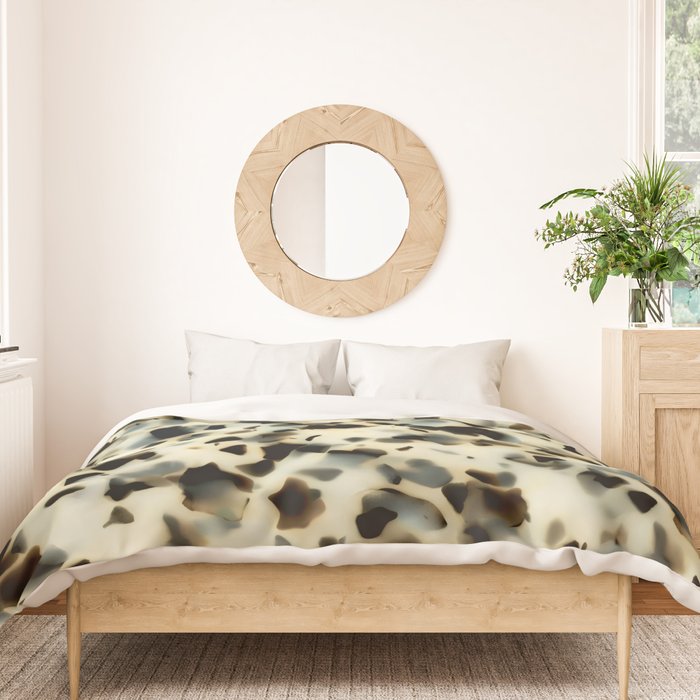 Ivory Acetate Tortoise Shell Duvet Cover Gallery Image 3
