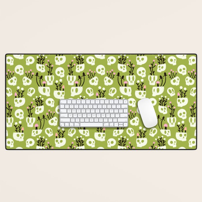 Botanical Heads Will Roll Desk Mat Gallery Image 1