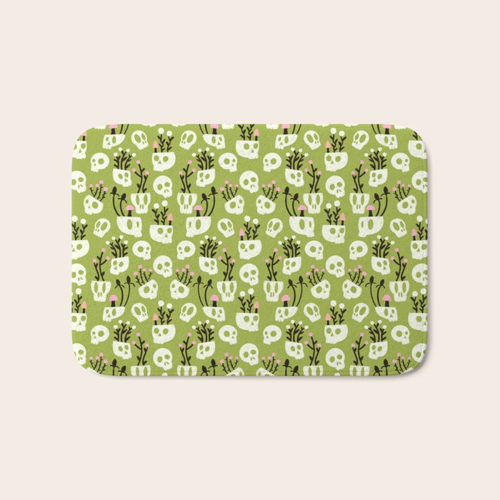 Botanical Heads Will Roll Bath Mat Gallery Image 1
