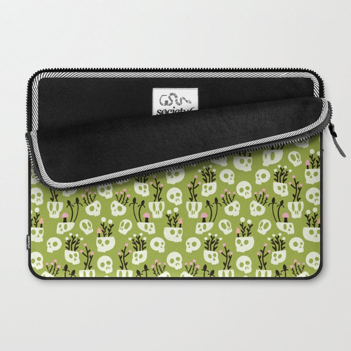 Botanical Heads Will Roll Laptop Sleeve Gallery Image 2