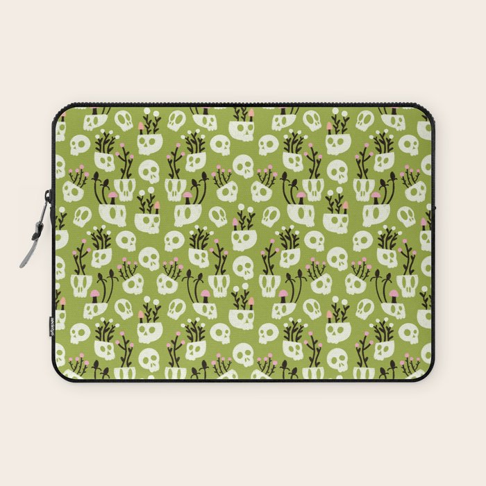 Botanical Heads Will Roll Laptop Sleeve Gallery Image 1