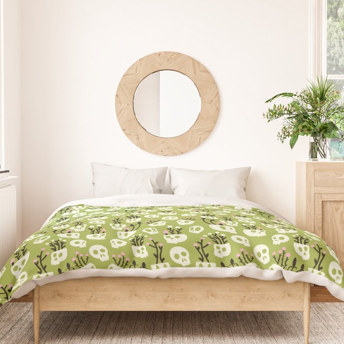 Botanical Heads Will Roll Duvet Cover Gallery Image 3