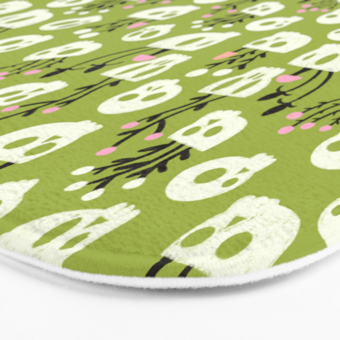 Botanical Heads Will Roll Bath Mat Gallery Image 3