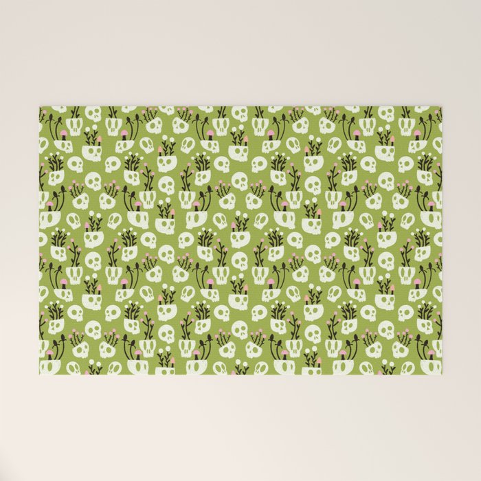 Botanical Heads Will Roll Welcome Mat Gallery Image 1