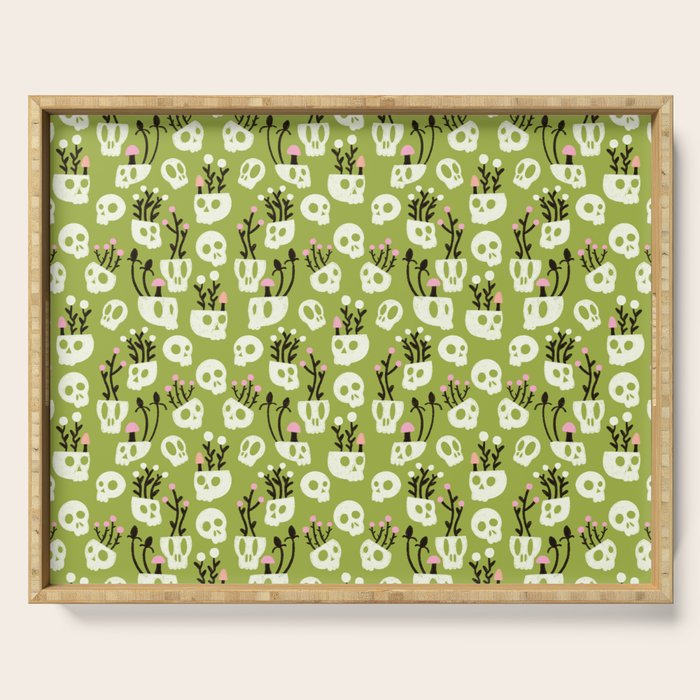 Botanical Heads Will Roll Serving Tray Gallery Image 1
