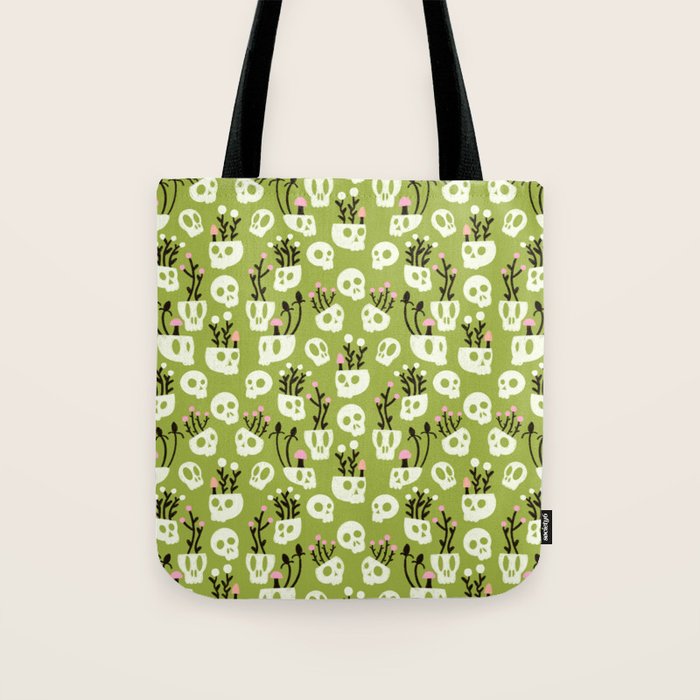 Botanical Heads Will Roll Tote Bag Gallery Image 1
