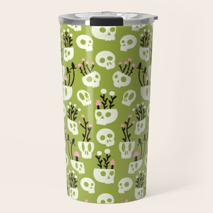 Botanical Heads Will Roll Travel Mug Gallery Image 1
