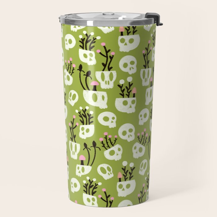 Botanical Heads Will Roll Travel Mug Gallery Image 2