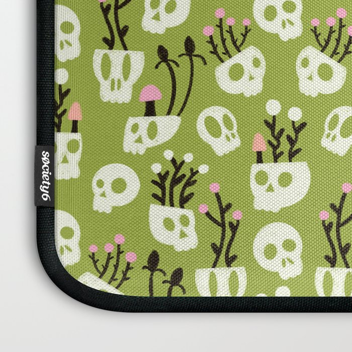 Botanical Heads Will Roll Laptop Sleeve Gallery Image 3