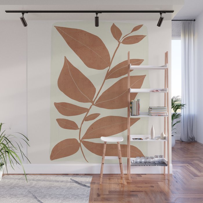 minimal plant 40 Wall Mural Gallery Image 1