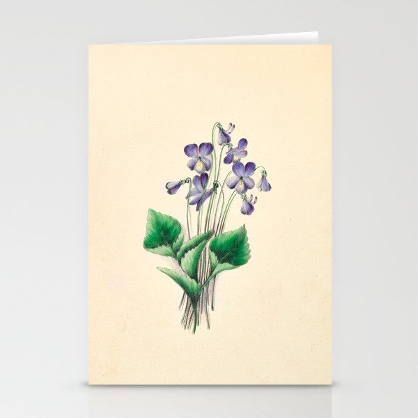  Violets by Clarissa Munger Badger, 1859 (benefitting The Nature Conservancy) Stationery Card Gallery Image 2