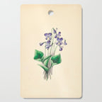  Violets by Clarissa Munger Badger, 1859 (benefitting The Nature Conservancy) Cutting Board Gallery Image 1
