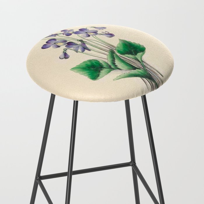  Violets by Clarissa Munger Badger, 1859 (benefitting The Nature Conservancy) Stool Gallery Image 2