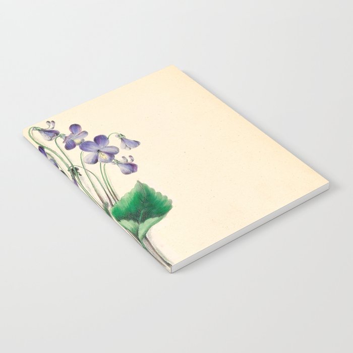  Violets by Clarissa Munger Badger, 1859 (benefitting The Nature Conservancy) Notebook Gallery Image 1